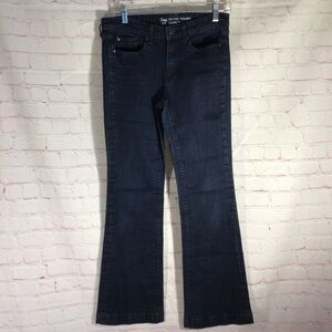 GAP Mid Rise Trouser Blue Denim Jeans - Size 6
